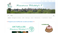 Desktop Screenshot of heimatvereinwilschdorf.de